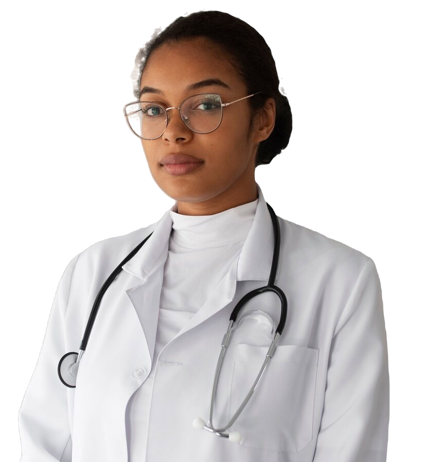 female doctor wearing stethoscope medium shot e1726498834337